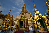 Yangon Myanmar. Shwedagon Pagoda (the Golden Stupa).  